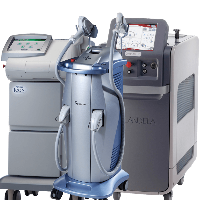 Medical Laser Equipment Setup